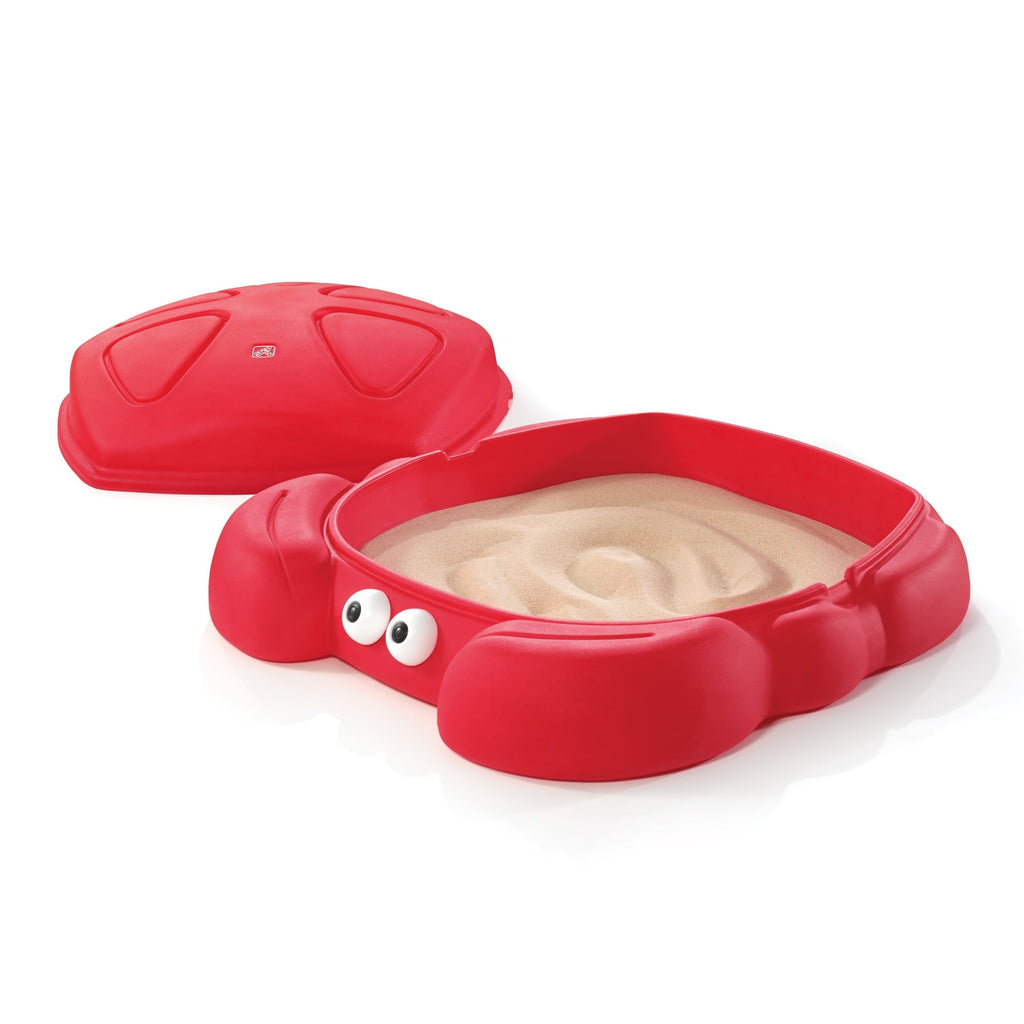 Step2 Crabbie Kids Plastic Outdoor Sandbox with Cover