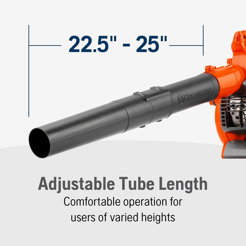Husqvarna 125B Gas Leaf Blower  28-cc 1.1-HP 2-Cycle Handheld Leaf Blower  470-CFM  170-MPH  12.5-N Powerful Clearing Performance and Ergonomic Design  Gifts for dad