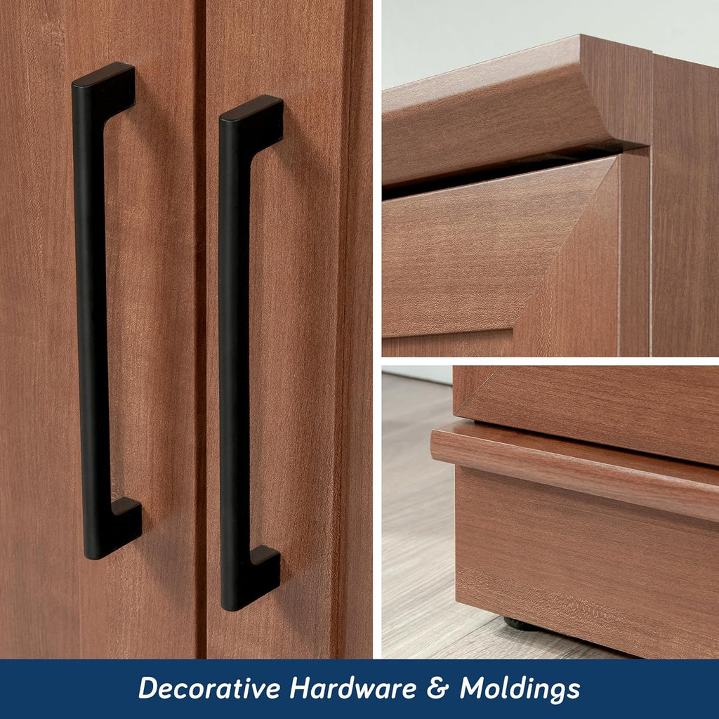 Sauder HomePlus Storage Cabinet/ Pantry cabinets, Sienna Oak finish