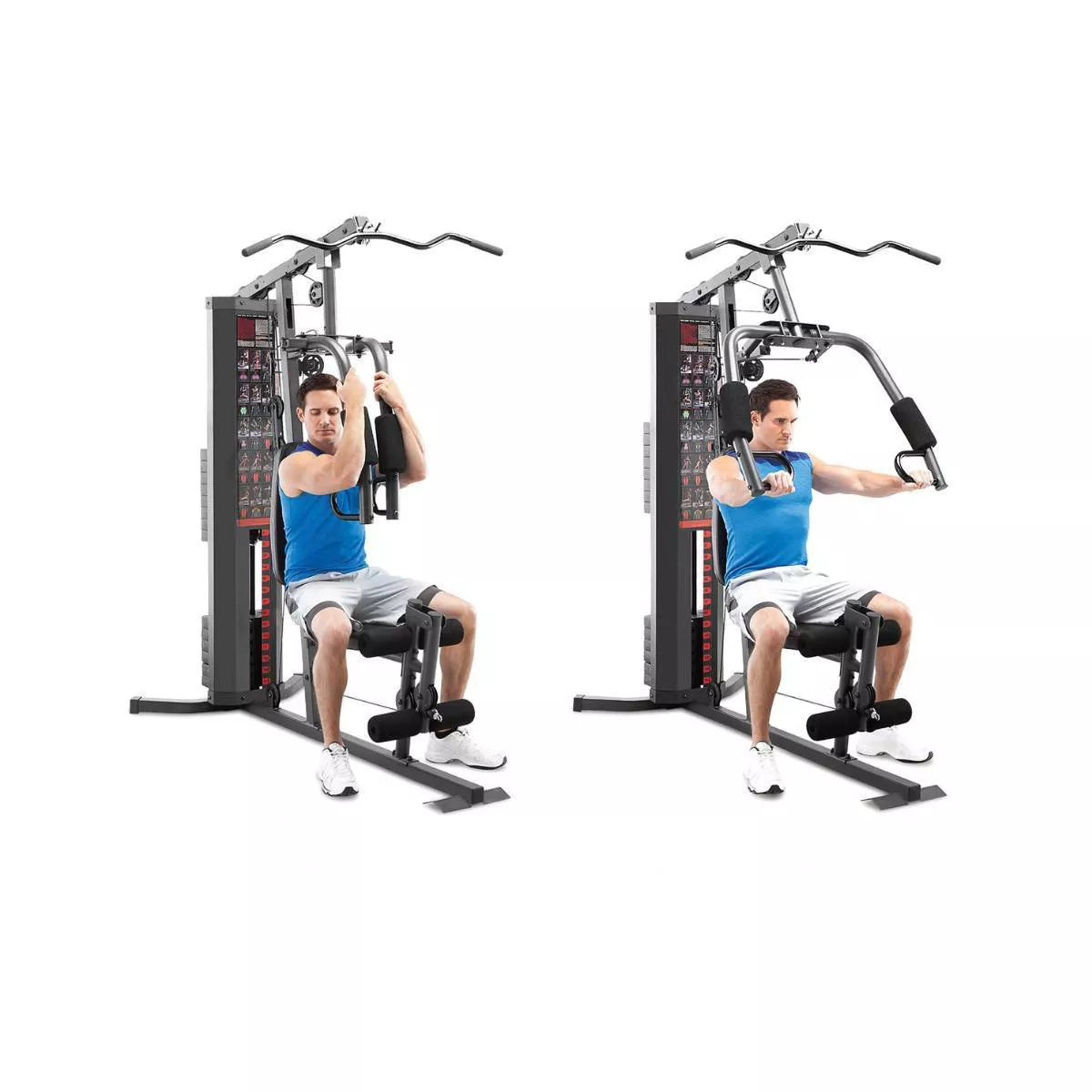 Marcy MWM-990 Home Gym, 150lbs Stack, Steel Frame, Dual-Action Arms, Compact Design