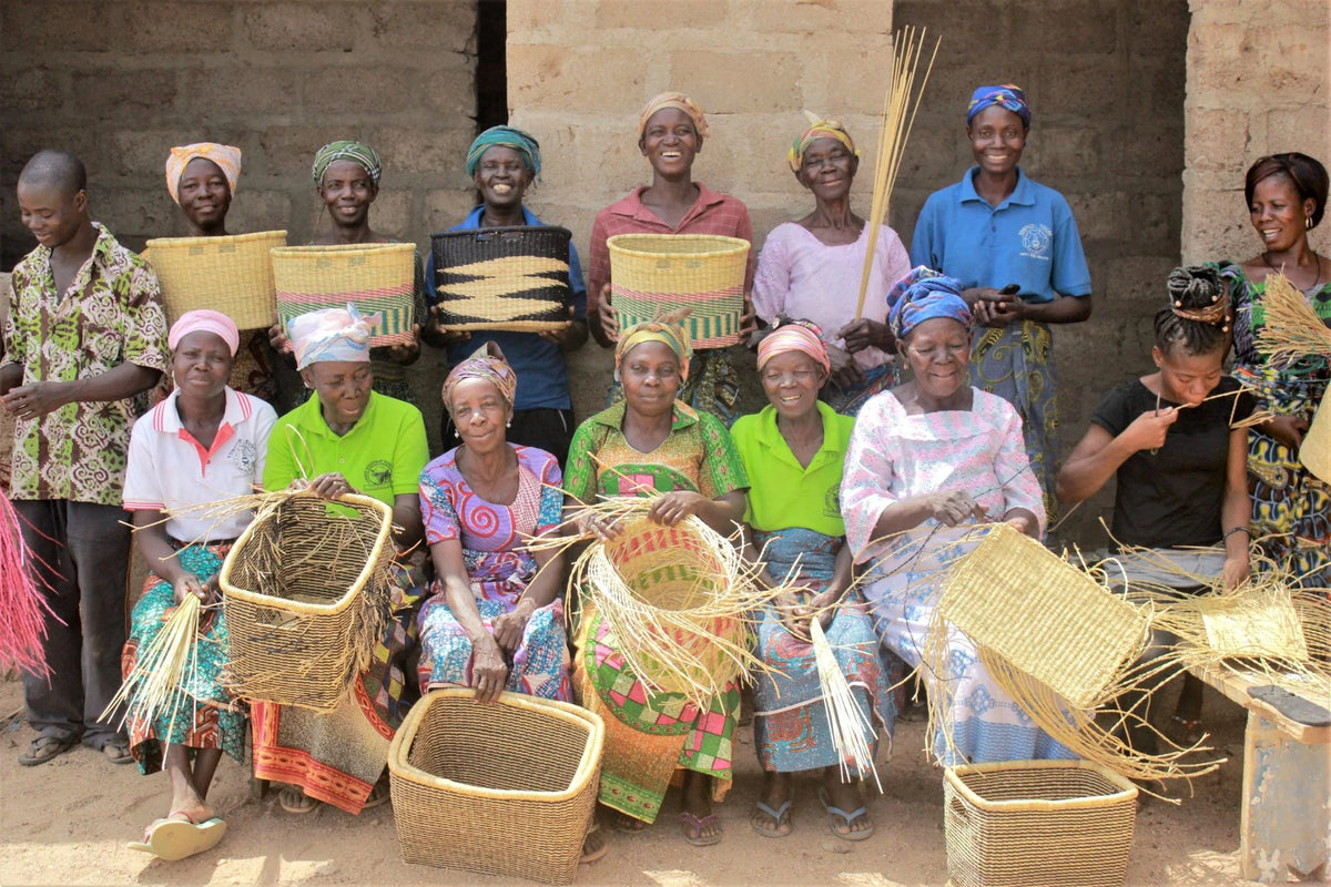 BULI : Handcrafted Natural Oblong Bike Basket
