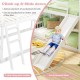 Twin Over Twin House Bunk Bed with Slide and Ladder