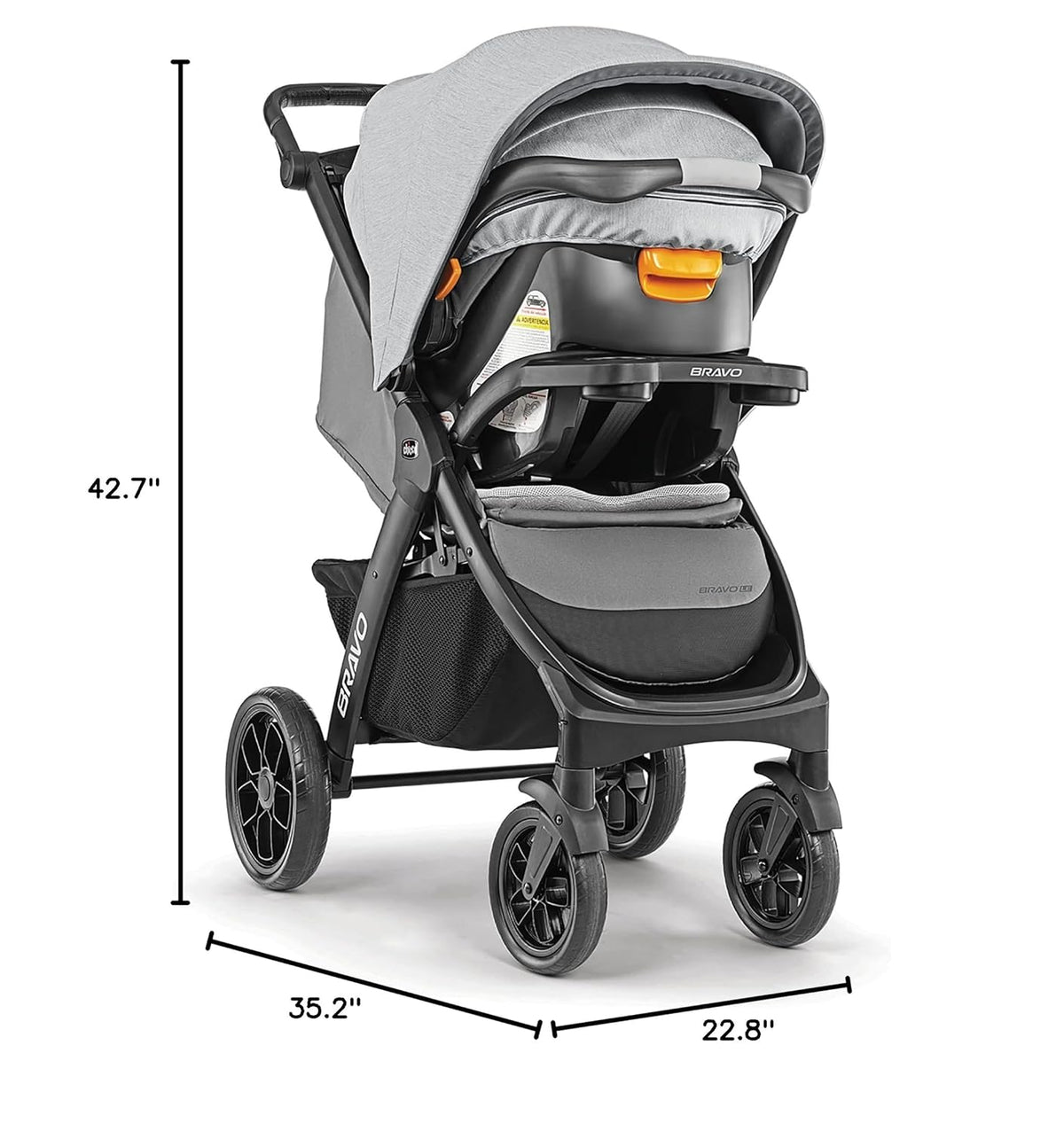 Chicco Bravo Primo Travel System with Keyfit 35