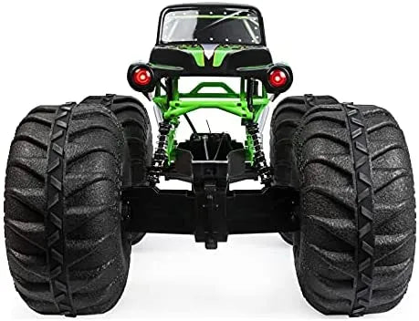 Monster Jam, Official Mega Grave Digger All-Terrain Remote Control Monster Truck with Lights