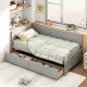 Twin Size Daybed with 2 Storage Drawers No Box Spring Needed