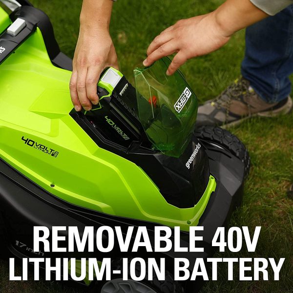 40V 17 inch Cordless Lawn Mower,Tool Only, MO40B01