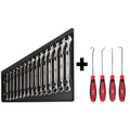 48-22-9515 Combination Metric Wrench Mechanics Tool Set   48-22-9215 Hook and Pick Set (19-Piece)