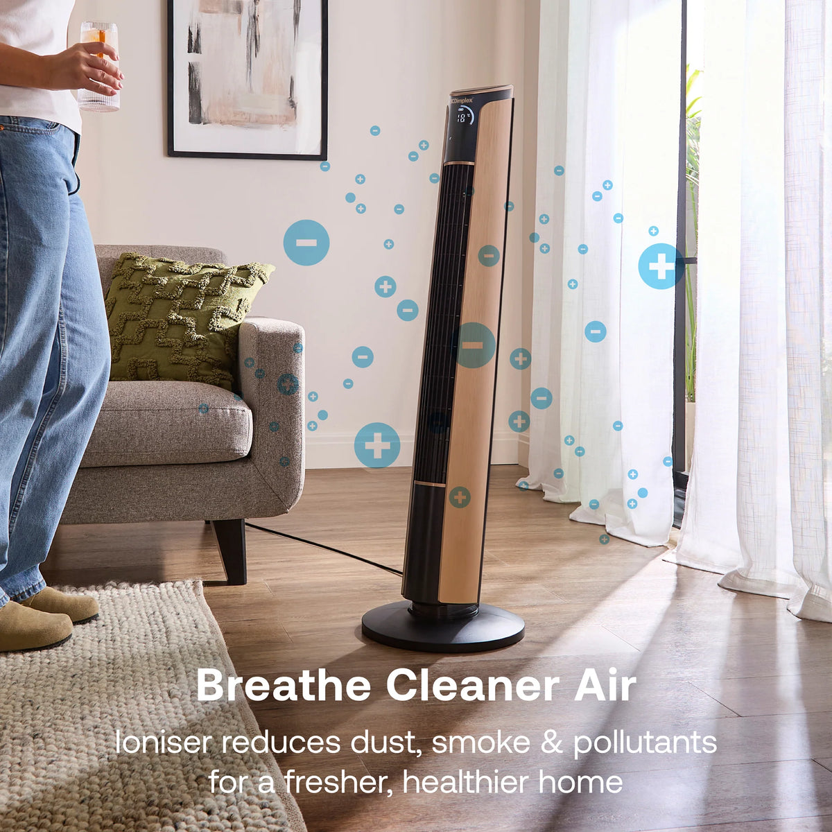 Dimplex Ion Fresh Tower Fan with Ioniser