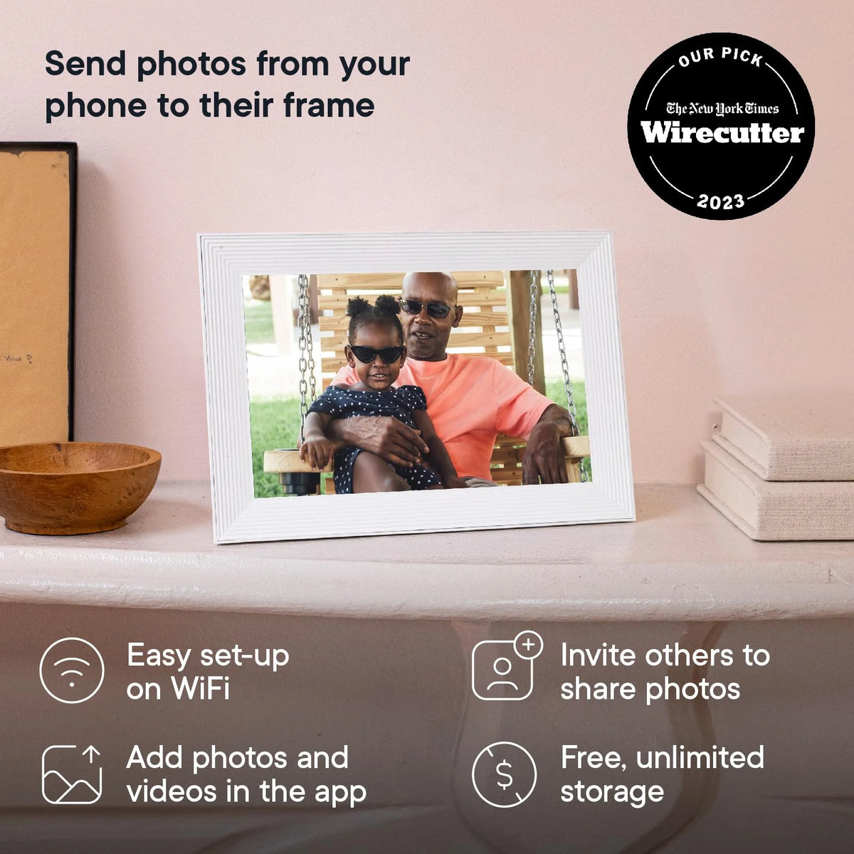 Aura Carver 10.1" WiFi Digital Picture Frame