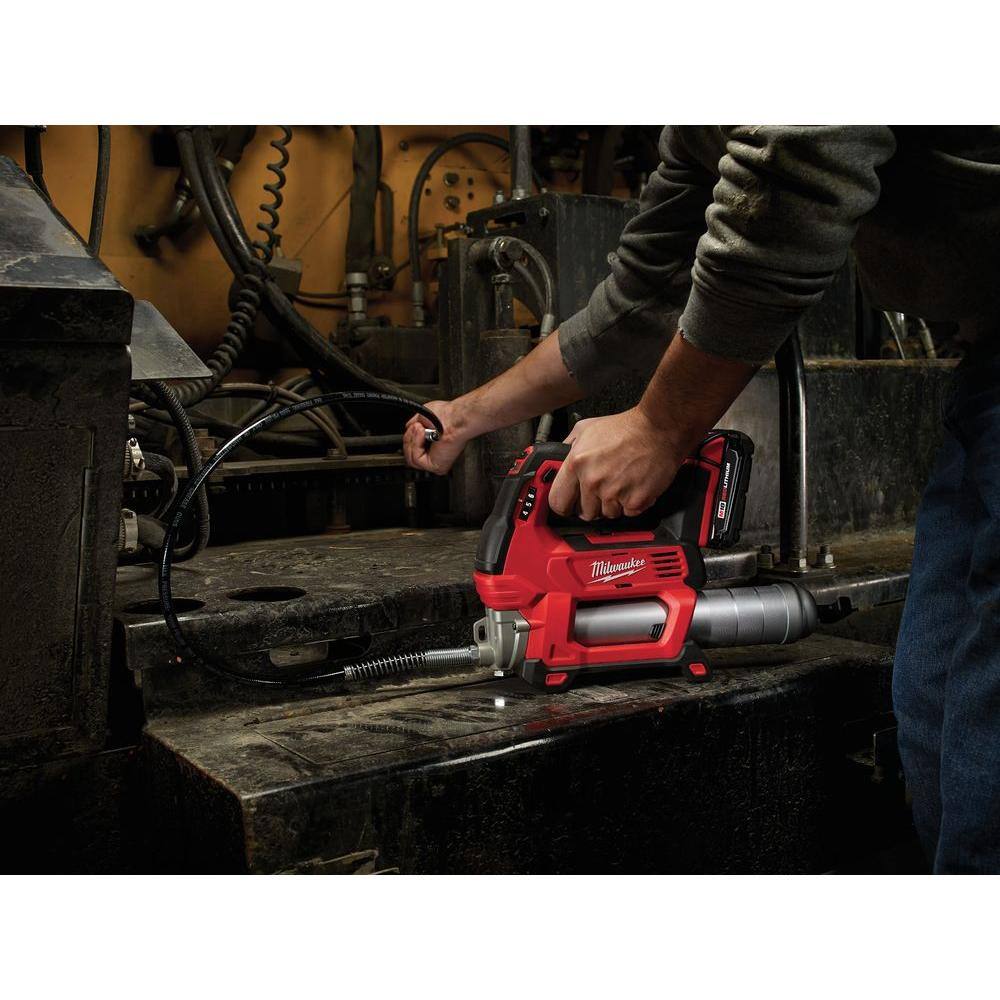 2646-20 M18 18V Lithium-Ion Cordless Grease Gun 2-Speed (Tool-Only)
