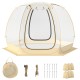 11 x 11 Feet Clear Dome Pop up Bubble Tent with Carrying Bag for 6-10 People