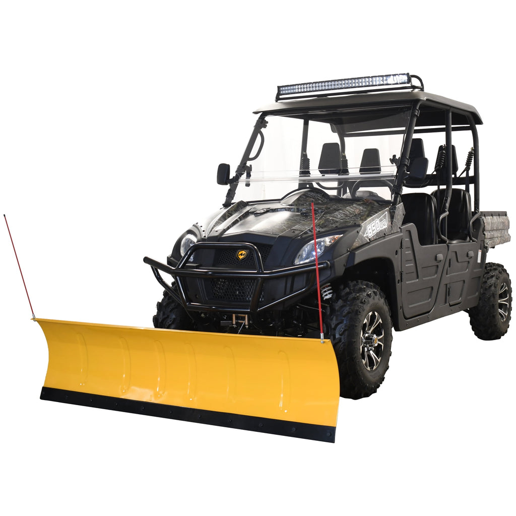 Massimo 60′�?Universal Snowplow Blade Attachment for UTV/ATV �?Durable, Adjustable, Polaris-Compatible