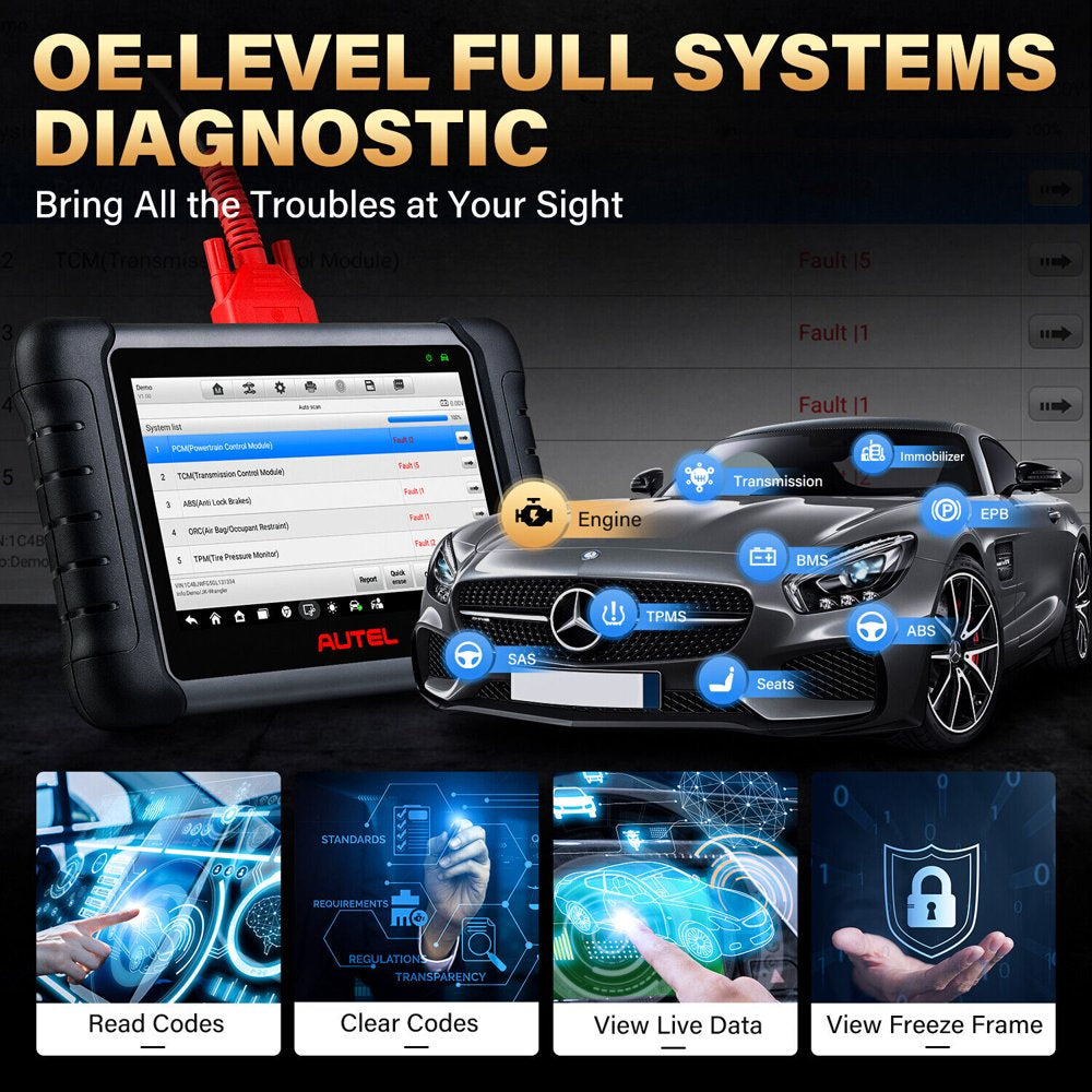 Autel Scanner Maxicom MK808S Car Diagnostic Scan Tool