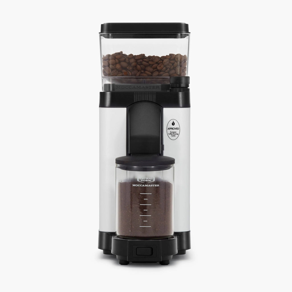 Moccamaster KM5 Burr Grinder in Polished Silver