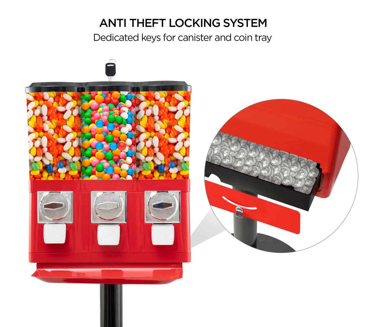 Machines Dispenser Commercial Removable Canisters