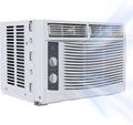 Smart 6000 BTU WiFi Window Air Conditioner, Window AC Unit with Remote and App Control, Timer Function and Easy Installation Kit, for Rooms up to 350