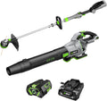 EGO POWER+ Combo  Cordless Trimmer and Blower  15" Trimmer for Weeds and Grass with POWERLOAD and Cordless Electric 670 CFM Blower  Includes 56V 4.0Ah Battery and Charger - ST6703LB