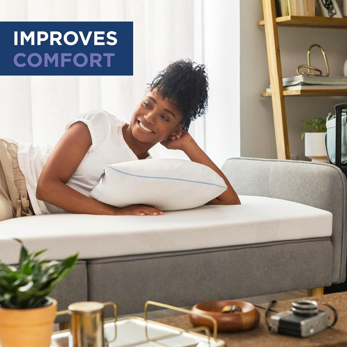 TEMPUR-Adapt (Supreme) 3" Memory Foam Mattress Topper, King