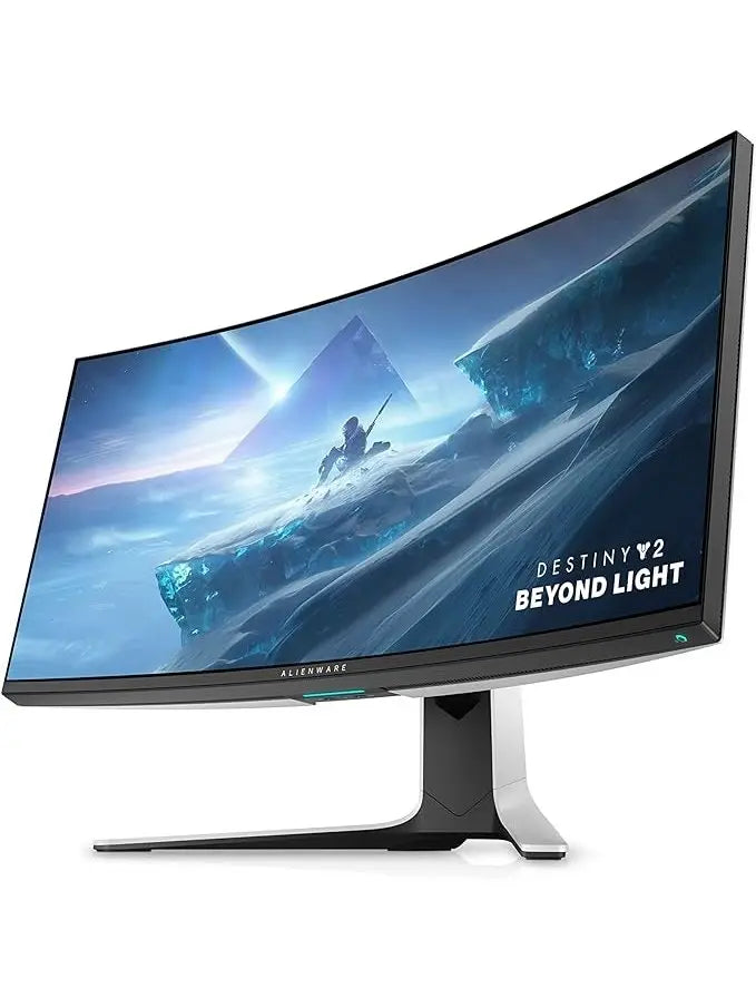 Alienware Ultrawide Curved Gaming Monitor 38 Inch, 144Hz Refresh Rate, 3840 x 1600 WQHD , IPS, NVIDIA G-SYNC Ultimate, 1ms Response Time, 2300R Curvature, VESA Display HDR 600, AW3821DW - White