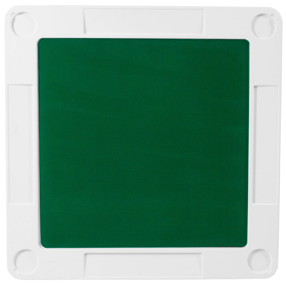 Flash Furniture 34.5" Square 4-Player Folding Card Game Table with Green Playing Surface and Cup Holders