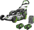EGO POWER+ Electric Lawn Mower  Self-Propelled Cordless with Select Cut and Touch Drive  Includes (2) 56V 6.0Ah Batteries and Rapid Charger - LM2134SP-2