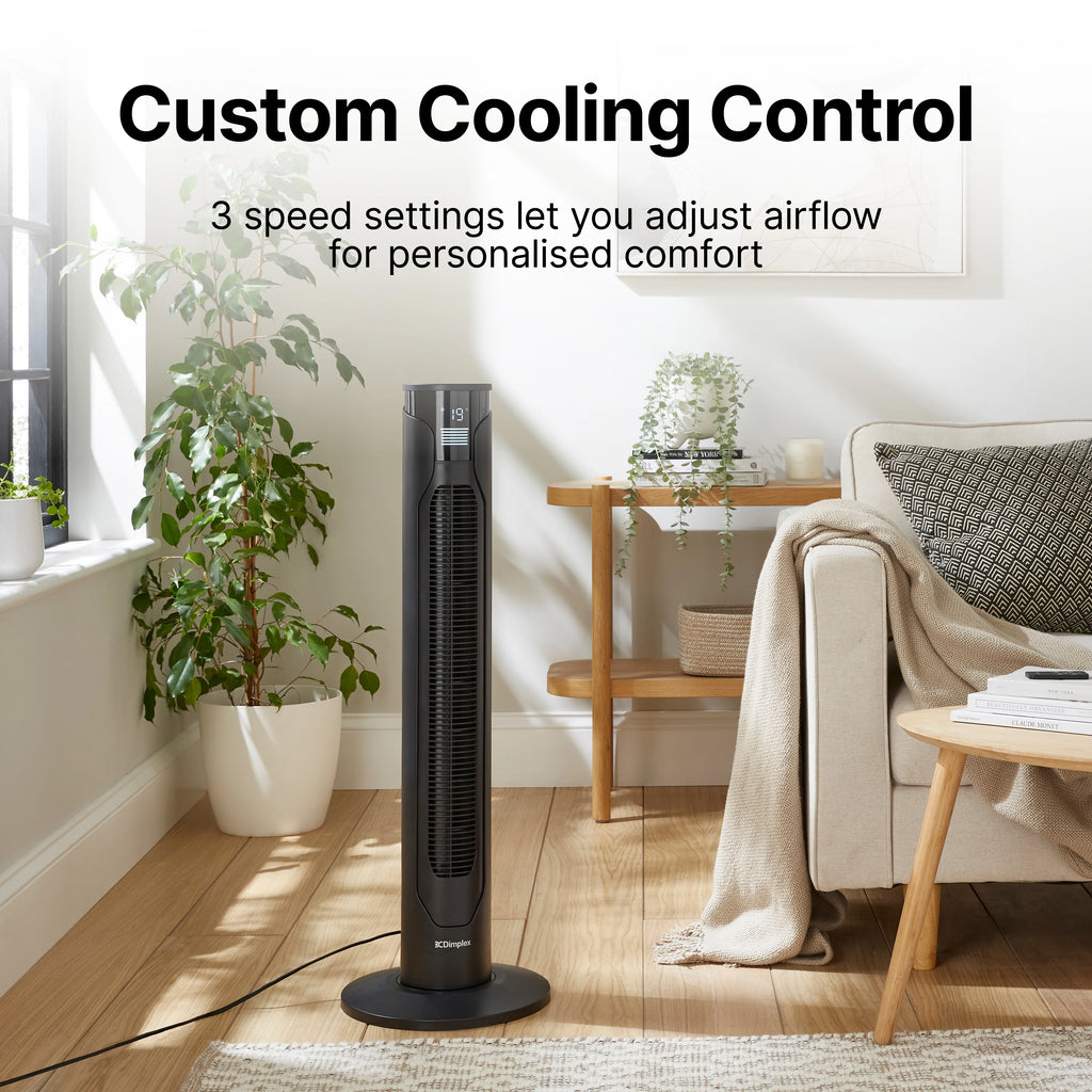 Dimplex Anthracite Tower Fan