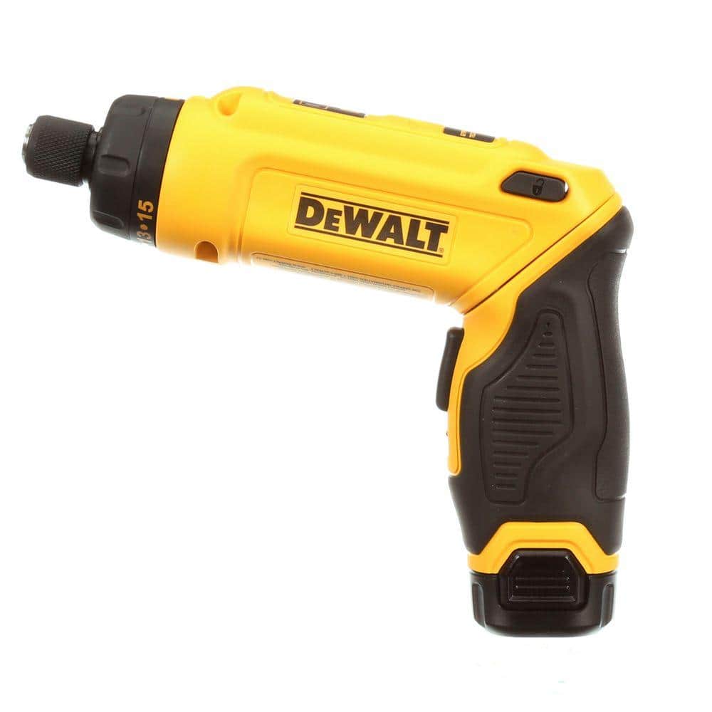 8V MAX Cordless Gyroscopic Screwdriver with Adjustable Handle, (2) 1.0Ah Batteries, Charger, and Bag DCF680N2