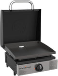 BLACKSTONE 1814 Stainless Steel Propane Gas Portable  Flat Top Griddle Frill Station for Kitchen  Camping  Outdoor  Tailgating  Tabletop  Countertop �C Heavy Duty & 12  000 BTUs  17 Inch  Black