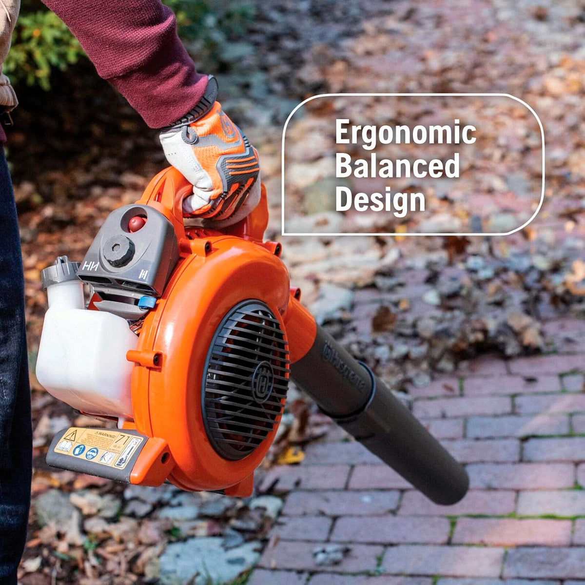 Husqvarna 125B Gas Leaf Blower  28-cc 1.1-HP 2-Cycle Handheld Leaf Blower  470-CFM  170-MPH  12.5-N Powerful Clearing Performance and Ergonomic Design  Gifts for dad